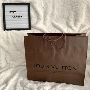 Authentic Louis Vuitton Paper Gift Bag